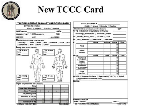 Tccc Card Printable